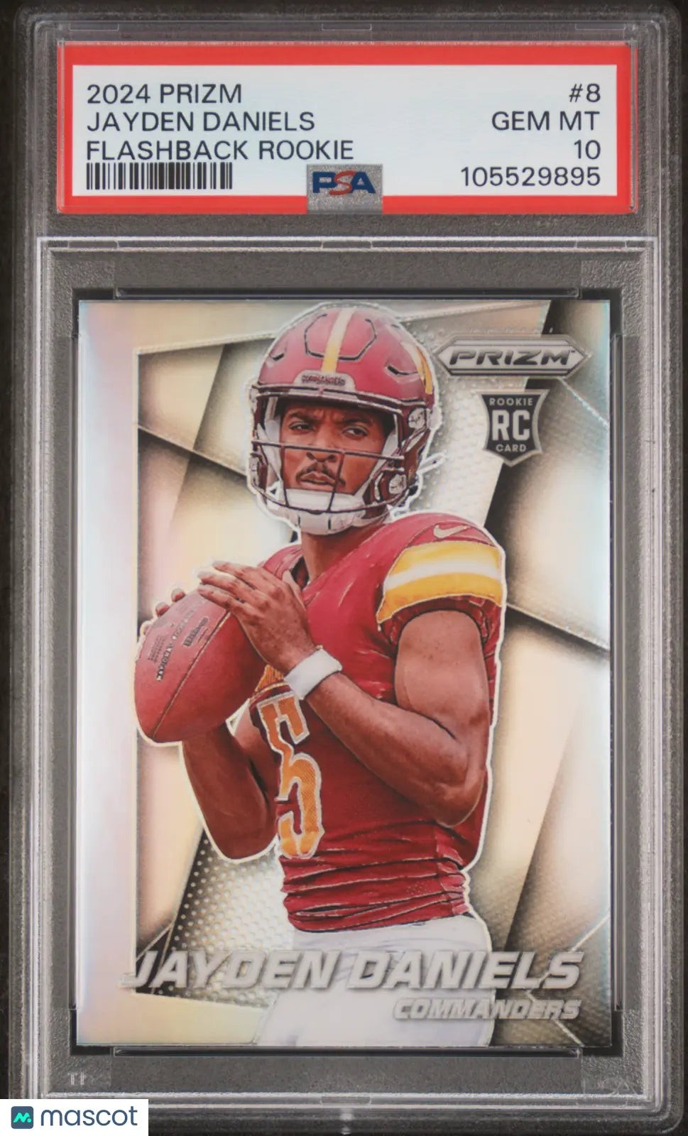 Jayden Daniels Panini Prizm Flashback Rookie #8 Base