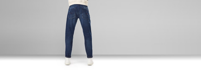 G-Star RAW Mens Scutar 3D Tapered Jeans - Navy Cotton - Size 32W
