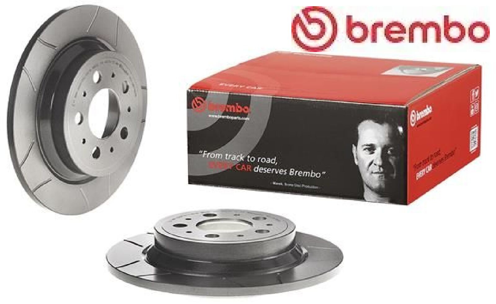 Brembo Bremsscheibe Hinterachse Voll [Hersteller-Nr. 08.7765.75] für Volvo - Bild 4