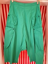 Rundholz Tiefschritthose Grüntürkis Größe L