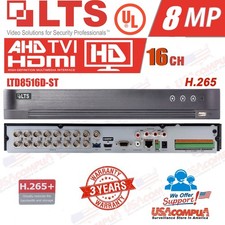 LTD8516D-ST 16CH 4K/8MP TVI/AHD/CVI/CVBS  16CH IP Upto 4K/8MP Direct Search DVR
