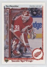 1990-91 Upper Deck French Tim Cheveldae #393 0m8e