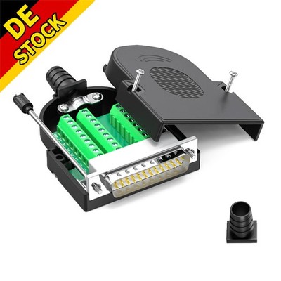DB25 Breakout-Platine Stecker/Buchse Adapteranschluss zuKlemmenstecker