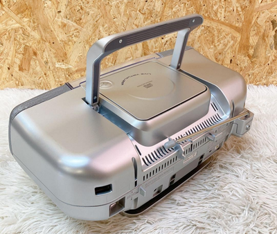 Panasonic RX-MDX81 Radio Cassette CD MD AM FM boombox Silver