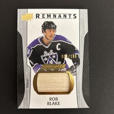 2024-25 ENGRAINED ICONS HOCKEY REMNANTS ROB BLAKE 003/100 R-RB