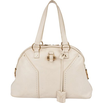 Yves Saint Laurent White  Medium Muse Handbag YSL Yves Saint Laurent Tasche