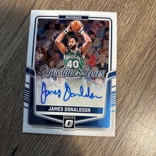 2024-25 Donruss Optic Signature Series James Donaldson Auto Dallas Mavericks