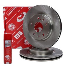 1x Bremsscheiben + 1x Bremsenreiniger vorne für SUZUKI S-CROSS, SX4 S-CROSS