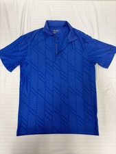 Nike Golf DRI Fit Tour Performance Short Sleeve Polo Shirt Men's Size S Blue