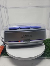 John Frieda Hot Rollers Smooth Waves 5 Big Curlers JFHS5R No Clips Works Clean