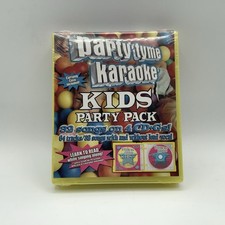 Party Tyme Karaoke - Kids Party Pack 32-song Party Pack 4 CD NEW SEALED PKG
