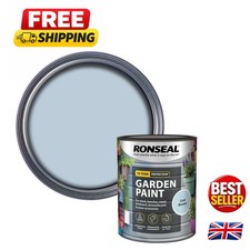 Ronseal Garden Paint Cool Breeze 750ml - Fade & UV Resistant, Fast-Drying Finish