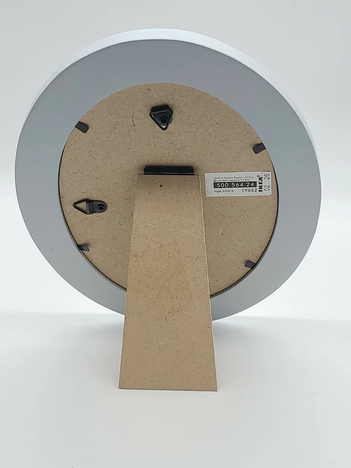 Marco de fotos ovalado IKEA Kristinelund patrón azul de 5"x7" Foto 4 de 4