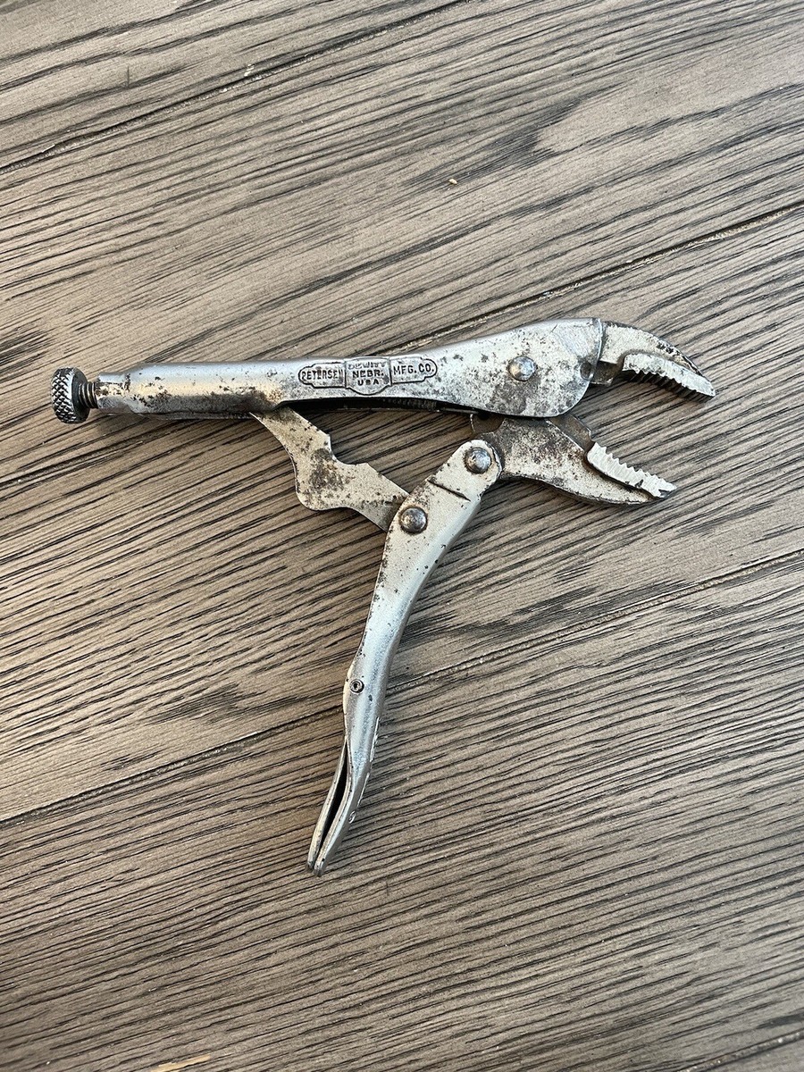 【新品未使用】USA PETERSEN社製 VISE GRIP 7WR VINTAGE PETERSEN DEWITT VISE GRIP 7WR CURVED JAW LOCKING