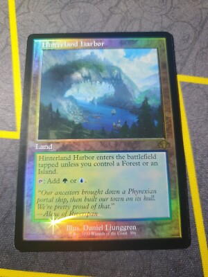 Hinterland Harbor - 396 - seltene Retro-Randfolie - Dominaria remastered - MTG