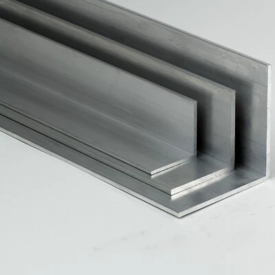 MARKENLOS Ángulo de aluminio 100x100x6 mm longitud seleccionable aluminio AlMgSi05 ángulo de aluminio perfil angular