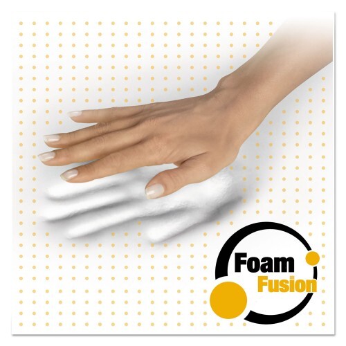 Fellowes Plush Touch Mouse Pad Wrist Rest Foam Fusion Black/Graphite/Blue - Picture 2 of 13