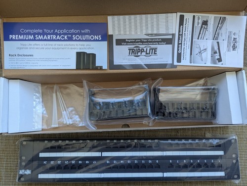 Panel de conexión Tripp Lite N252-048 48 puertos Cat6 2U 110 punchdown RJ45 TAA - Imagen 2 de 15