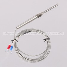 2M Cable Stainless Steel 50mm Probe K type Sensors High Temperature Thermocouple