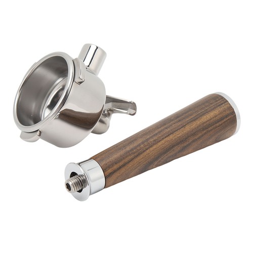 54 mm Espresso-Doseertrechter, Portafilter-Trechter, Stevig Doseerring met Magnetisch Aluminium Portafilter-Trechter Compatibel met Alle 54 mm Espresso- Portafilters