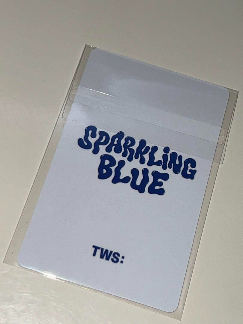 TWS Shinyu / SPARKLING BLUE / weverse Lucky Draw / Photocard TWS Shinyu / SPARKLING BLUE / weverse Lucky Draw / Photocard
