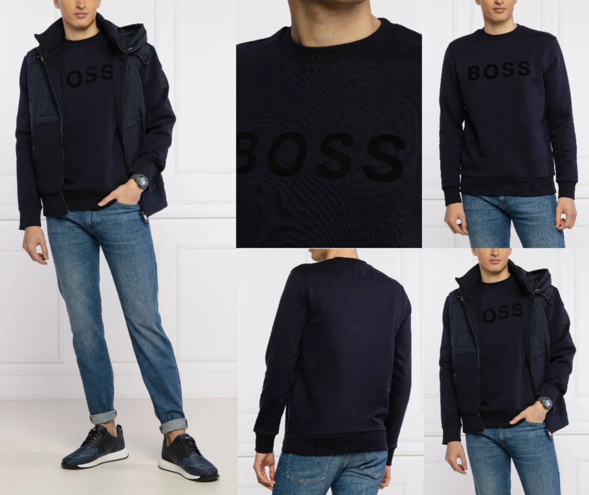 Hugo boss stadler sweatshirt hot sale