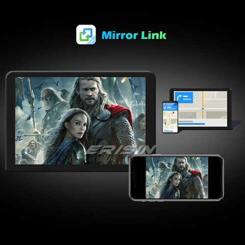 Android 11 Detachable 1 Din Autoradio Navi GPS WIFI CarPlay Radio DAB+OBD 4G FM - Bild 10 von 15