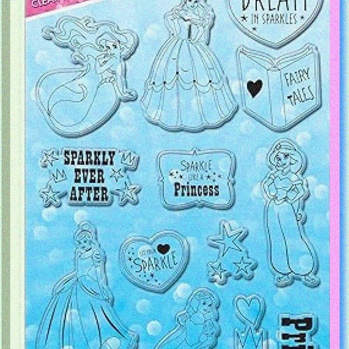 Prinzessin Thema Klar Acryl Briefmarken Set für Basteln und Scrapbooking - Bild 3 von 3