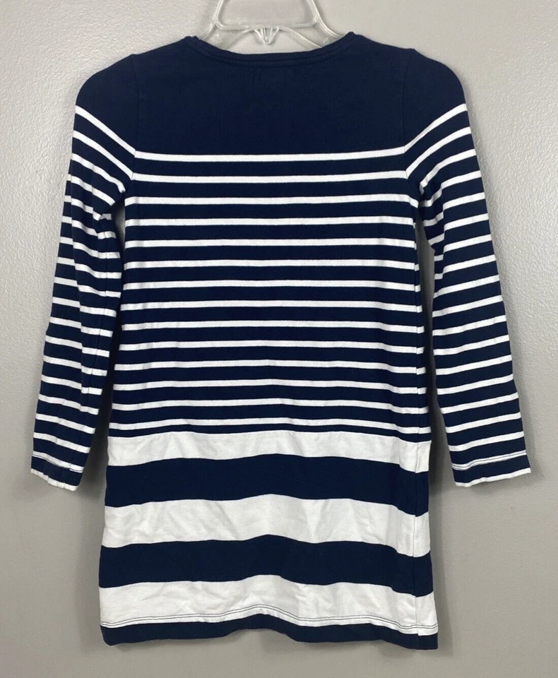 Vestido GAP Disney Minnie Mouse Niña Niños Azul Marino y Blanco Rayas L 10 Foto 2 de 4