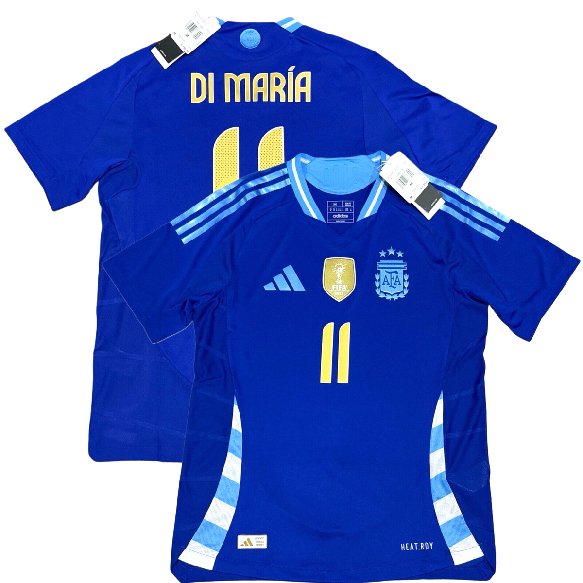 2024/25 Argentina Authentic Away Jersey #11 Di Maria Medium Copa