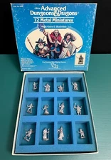TSR Metal Magic Wizards Illusionists Mini Figurines Box Set OOP LOTR GOT AD&D