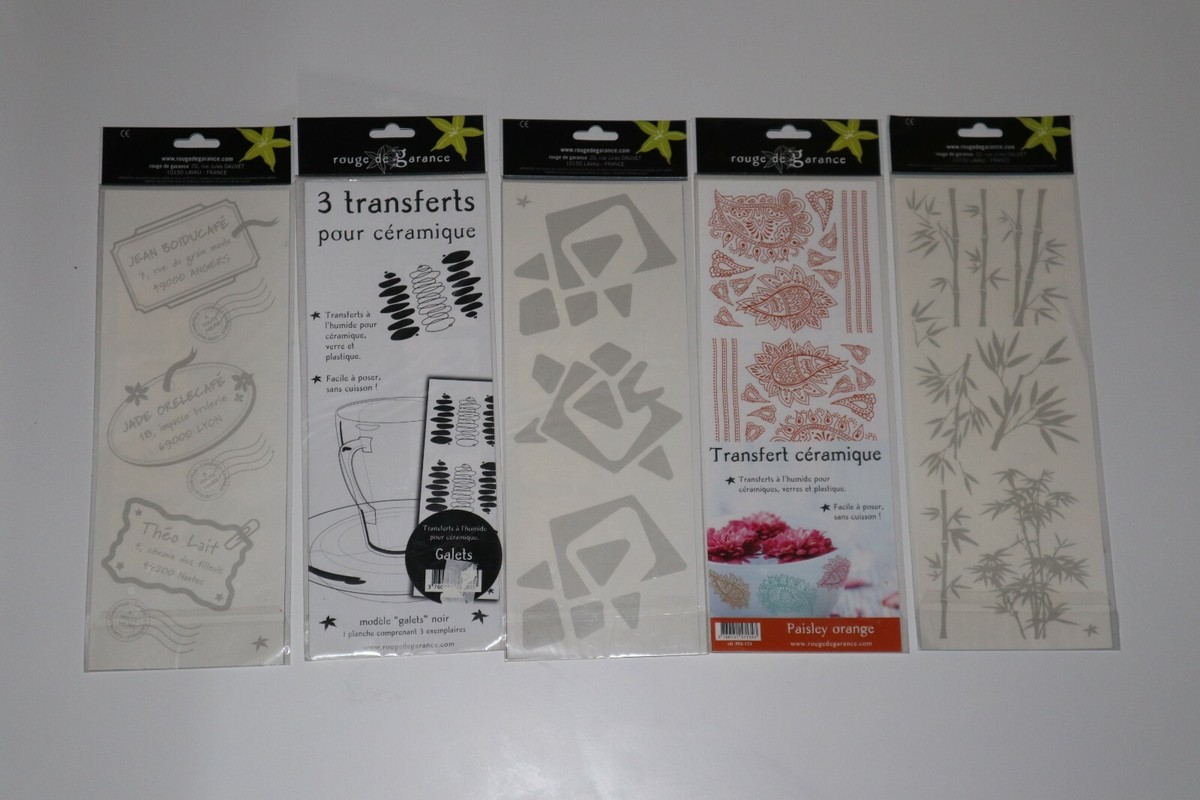 Lot Déstockage 50 Transferts Céramique 30x11cm - Tout Modèle, Loisirs Créatifs, Neuf