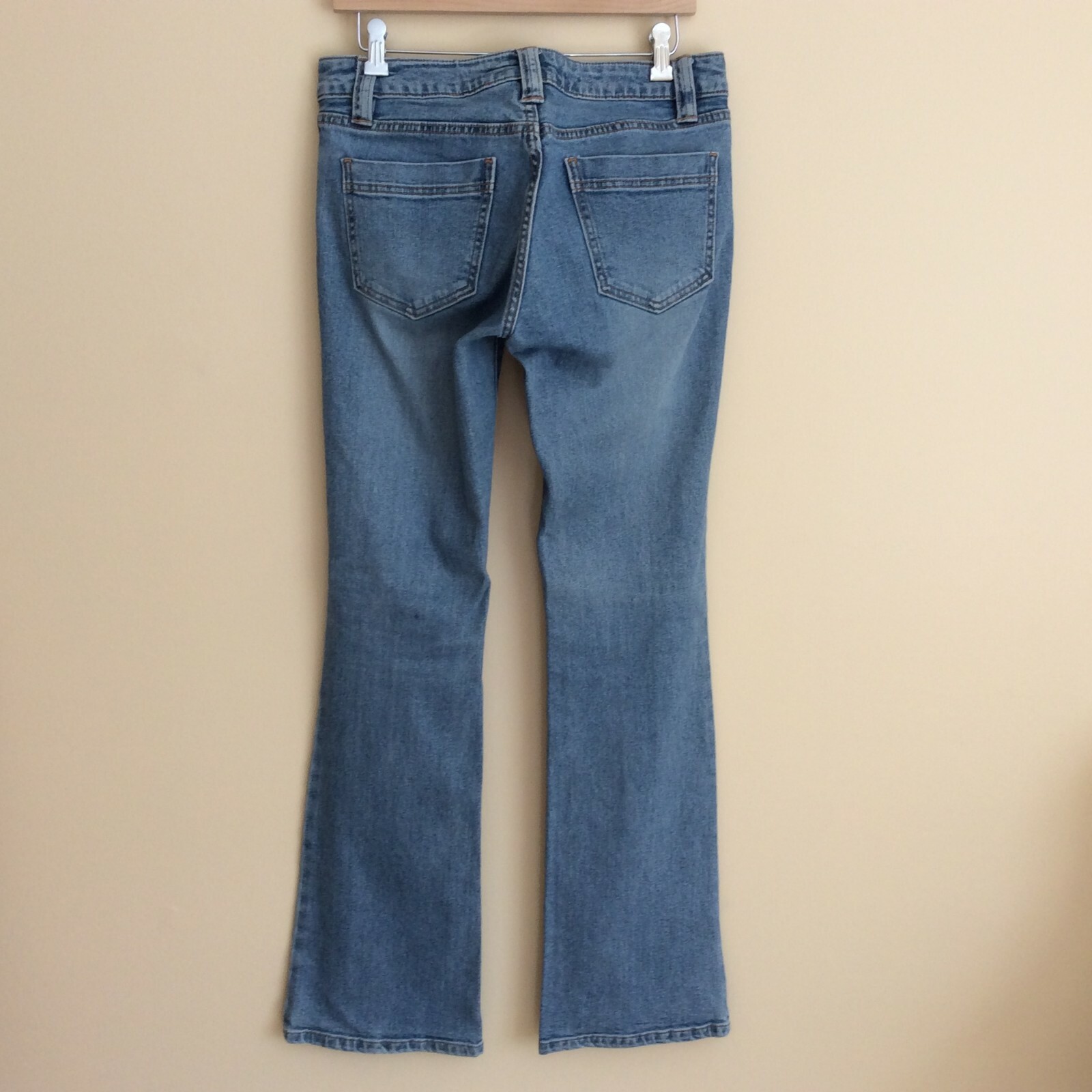 Gap Women's Curvy Flare Denim Jeans Light Wash Size 8L Gem