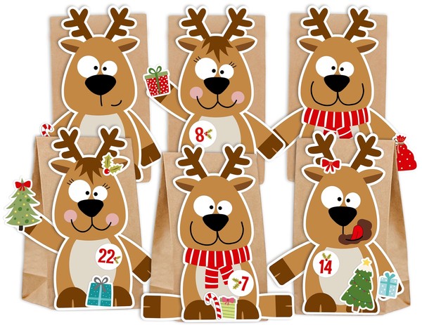 "Adventskalender Zum BefüLlen \"Rentier / Elch\""-image
