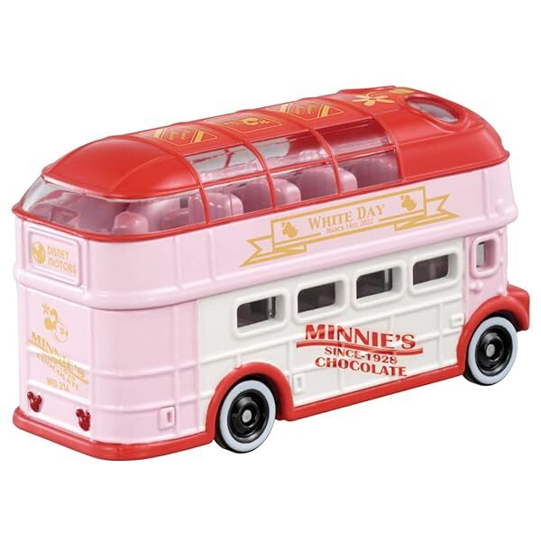 Thumbnail - Tomica Disney Motors Sunny Decker Minnie Mouse White Day Edition 2022