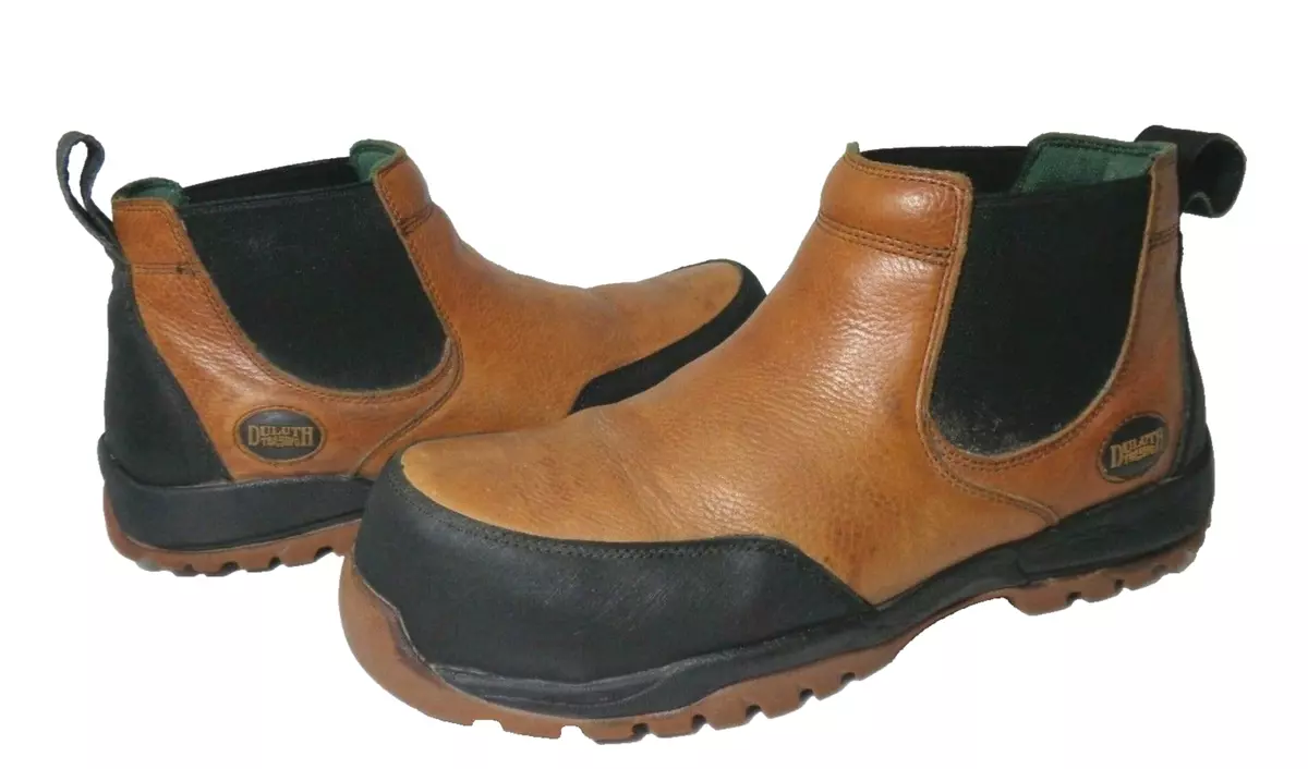 Duluth Trading Co Mens Steel Toe Safety Chelsea Boots US Size 12W
