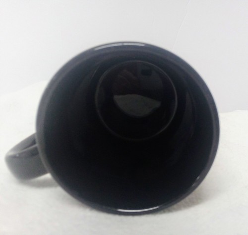 Vintage Black/Gray Ace of Spades Ceramic Coffee Tea Cup Mug Hand-Painted 4" Tall - Picture 10 of 11
