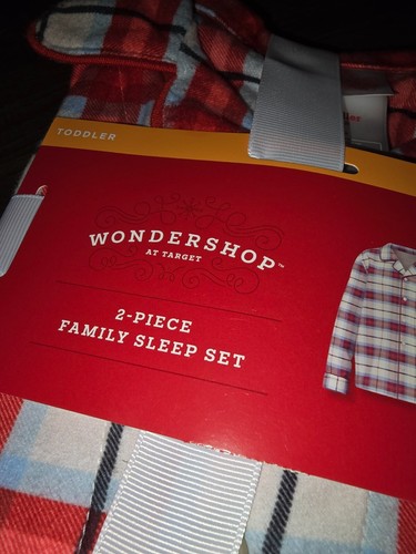 Wondershop Toddler Sz 2T 3T Plaid Matching Family Pajama Sleep Set Christmas - Picture 4 of 6
