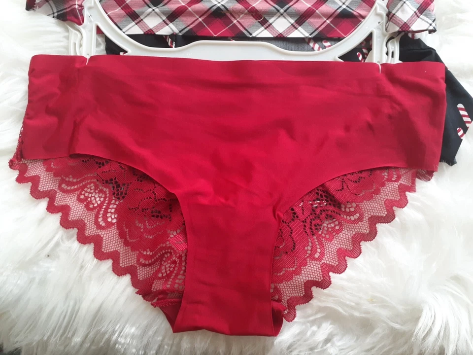 3 Bragas Mujer Jessica Simpsom Talla M-Feliz Navidad-Ultra Coqueta Hipster Fit Foto 3 de 4