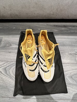 Adidas Predator Absolute SG Zidane Gold Fußballschuhe Größe 10,5 Uk Selten 2005