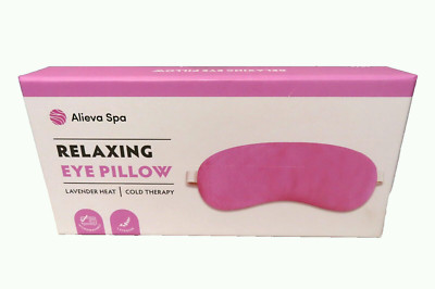 ALIEVA SPA: RELAXING EYE PILLOW MASK W/ LAVENDER. HOT/COLD. ORG $42 SALE $38