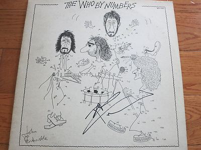 Pete Townshend signed The Who by numbers album vinyl record Proof Beckett COA STAR Pete Townshend signed The Who by numbers album vinyl record Proof Beckett COA STAR