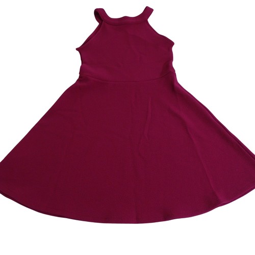 The Childrens Place Fit and Flare Sleeveless Dress Girls Size M 7 8 Beaded Neckl - Picture 3 of 5