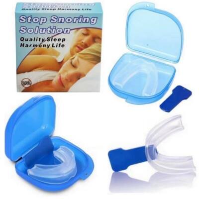 Stop Snoring Mouthpiece Sleep Apnea Guard Bruxism Anti Snore Pure Grind Aid US