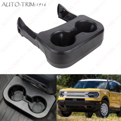 For Ford Bronco Sport 2021-2024 Black Central Control Water Cup Placement Seat