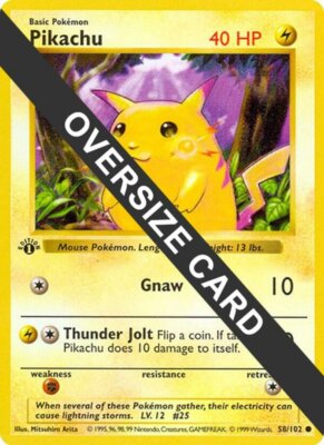 pokemon giant pikachu card Pikachu VMAX (SWSH286) [Sword & Shield: Black Star Promos] Heavily Played Holofoil main image 1