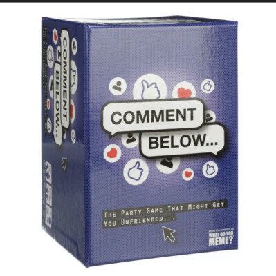 Comment Below Adult Party Game by What Do You Meme? 2021 NEW in plastic