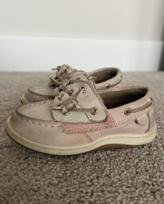 Sperry Top Sider Toddler Girls Youth Size Boat Shoes Pink