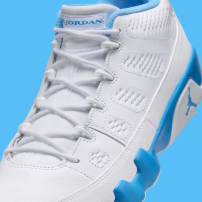 Nike Air Jordan 9 Retro Low G Golf UNC University Blue White  display picture 3