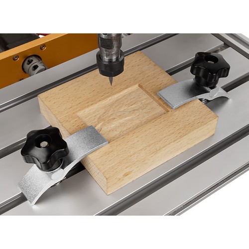 LUNYEE 2 PIEZAS mini abrazadera de retención CNC Router Abrazadera T-Track para trabajar la madera - Imagen 5 de 7